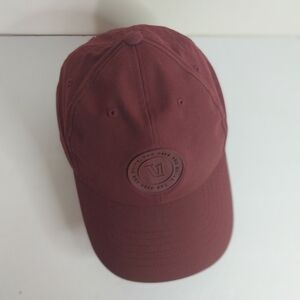 Vuori Maroon Six-Panel Logo Baseball , Golf Cap Unisex